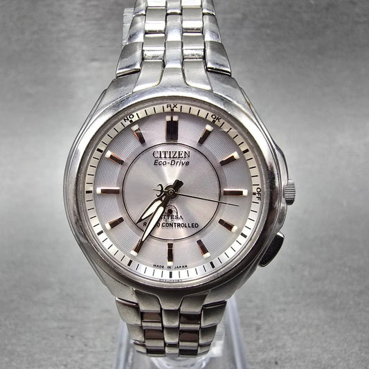 Citizen Eco-Drive Attesa Watch Women 30mm Silver Dial Steel H330-T007635 PARTS0