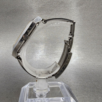 Citizen Tank Watch Women 21mm Blue Dial Steel Rectangle Manual Wind Runs VTG6