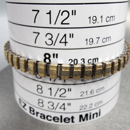 Citizen Seven Watch Women 17mm Black Dial Gold Tone Square 3220-949081 New Batt