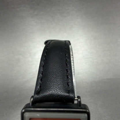 Seiko Tank Watch Women 23mm Black Dial Black Tone Rectangle 2C21-5570 NewBattery4