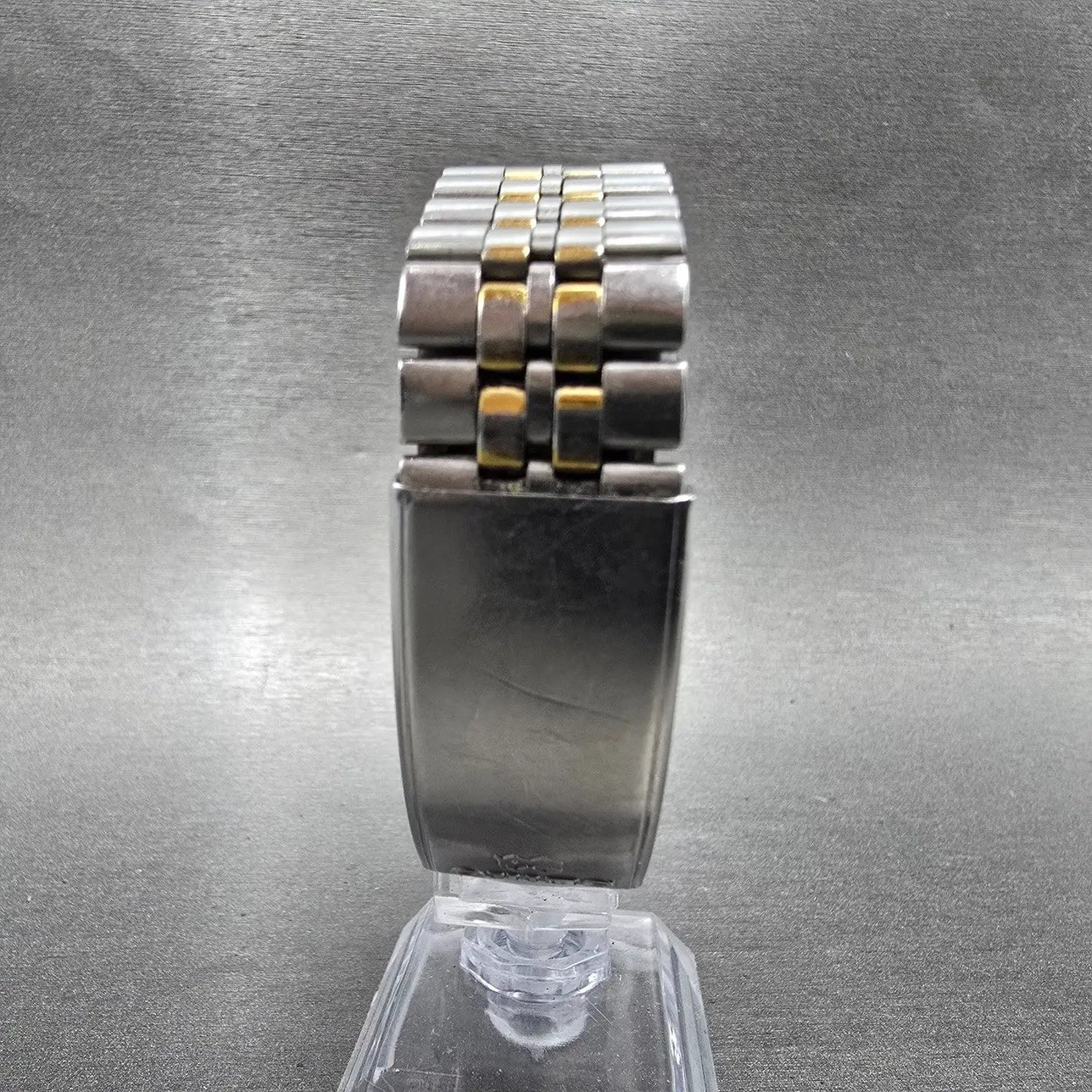 Seiko SQ Watch Men 31mm White Dial Two Tone Daydate Round 8C23-6020 PARTS11