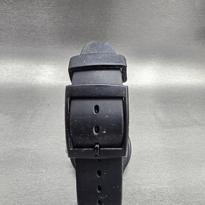 Swatch Silver Glam Watch Men 41mm Skeleton Dial Black Case SO29B109 New Battery9