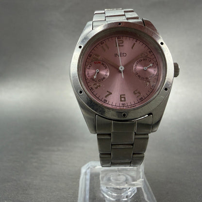 Citizen INED Watch Women 31mm Pink Dial Silver Tone Daydate 6320-H32922 New Batt5
