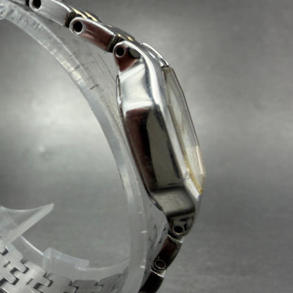 Seiko Watch Women 16mm White Dial Two Tone Octagon 1N00-0GV0 New Battery Vintage3