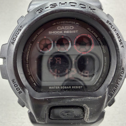 Casio GShock DW6900MS Watch Men 50mm Digital LCD Black Tone Alarm Chrono Works1