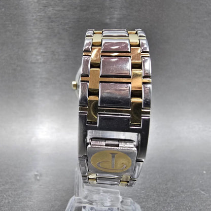 Seiko Presage Watch Men 34mm White Dial Two Tone Date Round 7749-6000 PARTS9