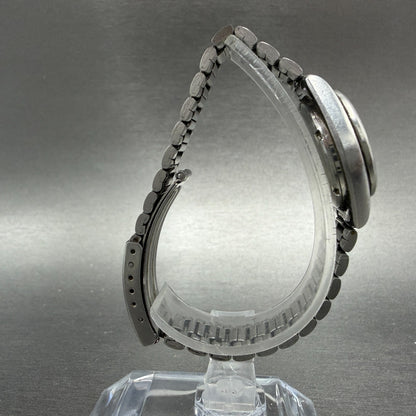 Seiko SQ Watch Women 24mm Silver Dial Silver Tone Daydate Round 3423-0099 NewBat8