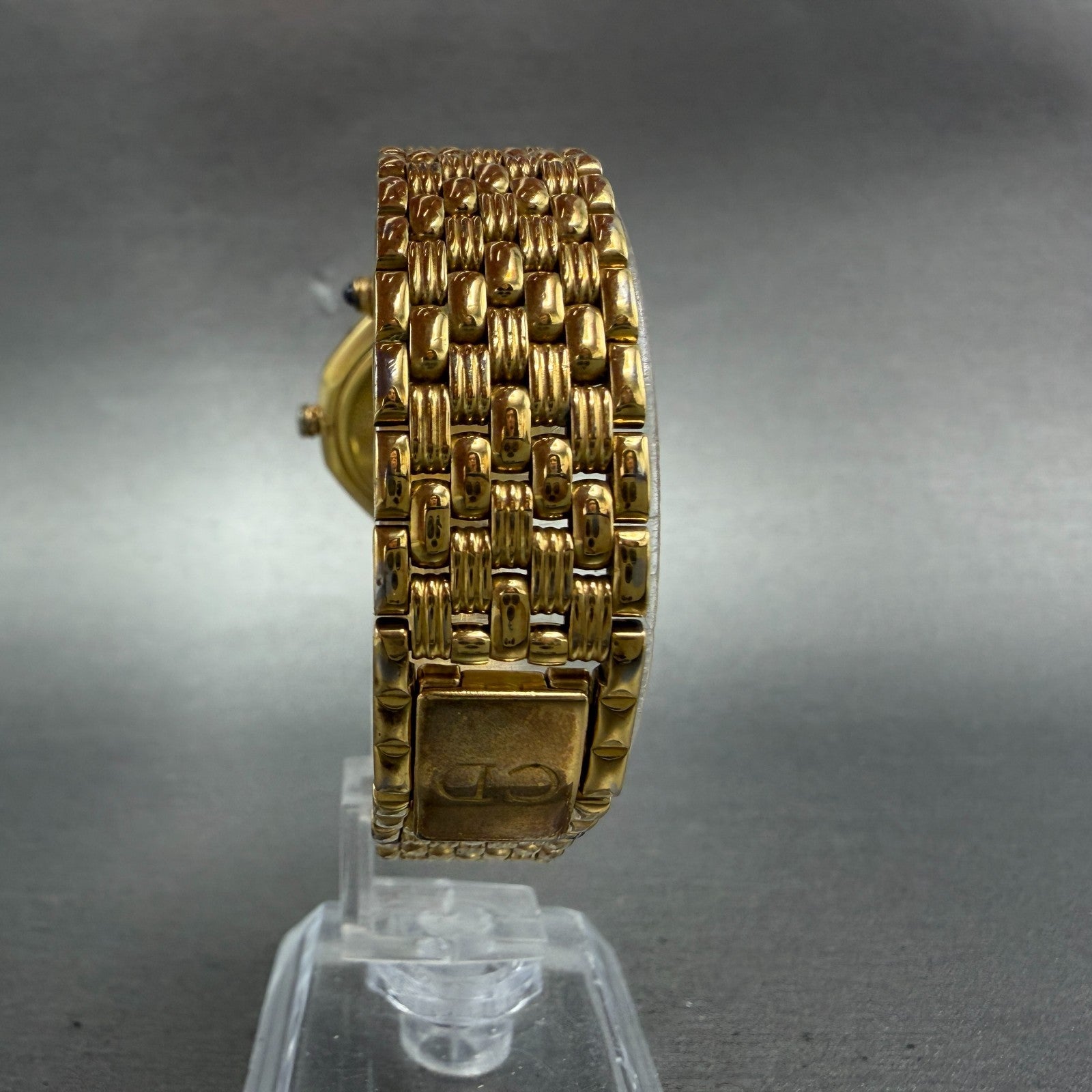 Christian Dior Watch Women 26mm White Dial Gold Plated  Round 64151 VTG PARTS8
