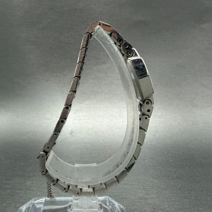 Rado Colline Watch Women 15mm Silver Dial Silver Tone Rectangle Manual Wind PART9