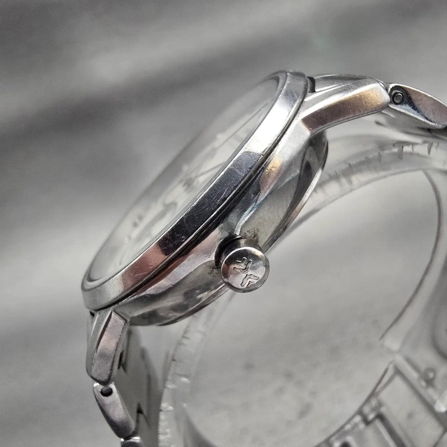 Skagen Watch Women 32mm MOP Dial Silver Tone Daydate Round 990SSX New Battery2