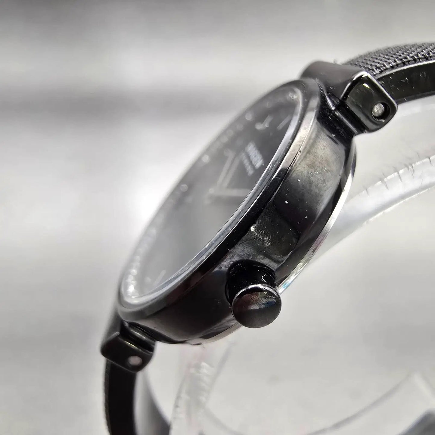 Skagen Annelie Watch Women 25mm MOP Dial Black Tone Gemmed Round SKW2792 New Bat2
