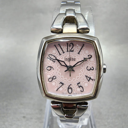 Seiko Alba Ingenu Watch Women 20mm Pink Dial Silver Tone 1N010MJ0 New Battery0
