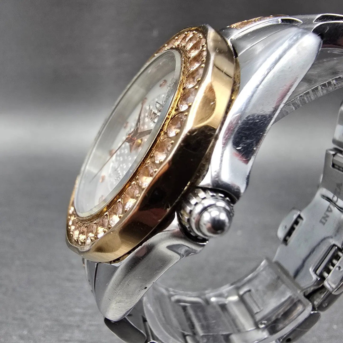 Invicta Angle Watch Women 38mm MOP Dial Two Tone Round 16063 New Battery2