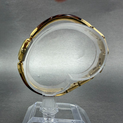 Orient Jupiter Watch Women 20mm Gold Dial Gold Tone Round E454S7-00 New Battery6