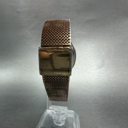 Rado Balboa V Watch Men 32mm Silver Dial Gold Tone Date Rectangle New Battery7