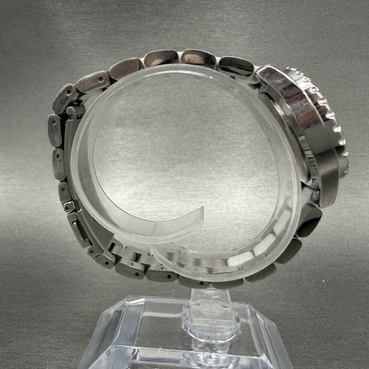 Technos Ceramic Watch Women 29mm White Dial Silver Tone Round New Battery8