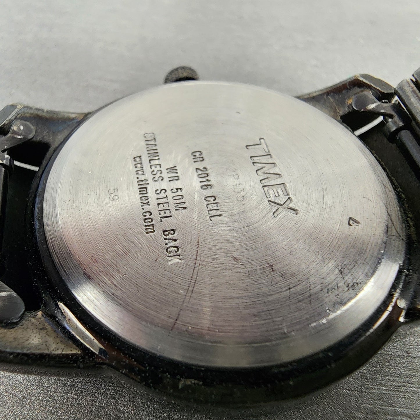 Timex Highland Watch Men 39mm Black Dial Black Tone Date Indiglo New Battery9