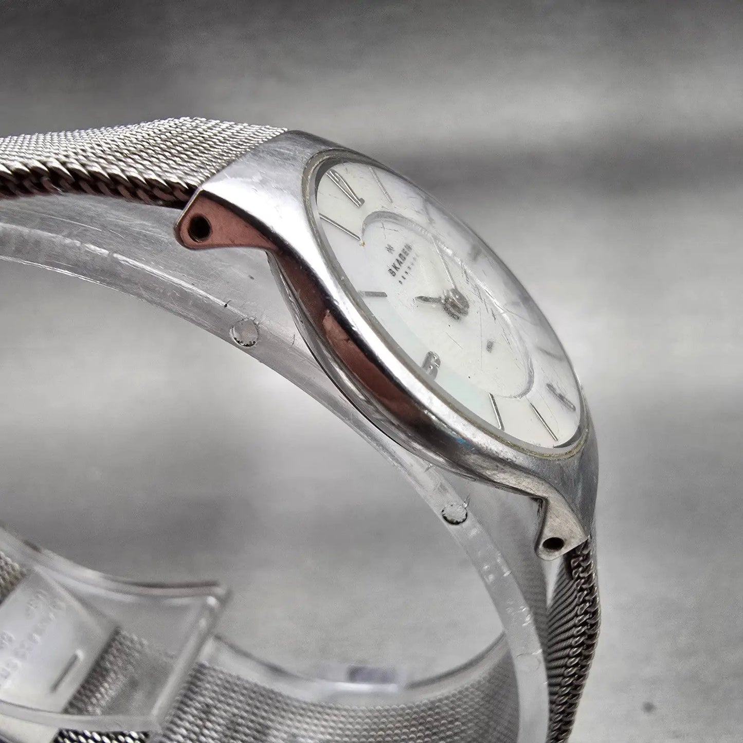 Skagen Denmark Watch Women 24mm MOP Dial Silver Tone Round 233XSSS New Battery3