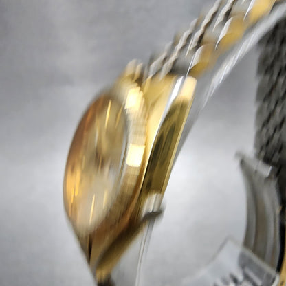 Seiko SQ Watch Women 24mm Gold Dial Gold Tone Daydate Round 3E230A60 NewBattery2