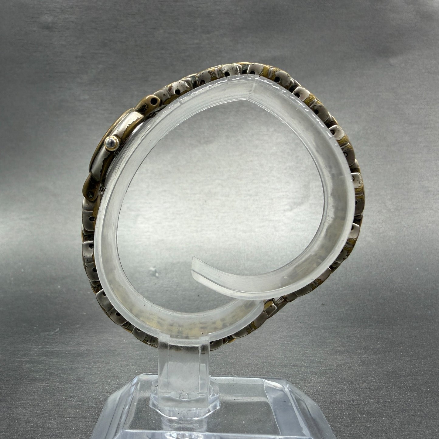 Seiko Watch Women 20mm White Dial Two Tone Round 1N00-1H20 New Battery Vintage6