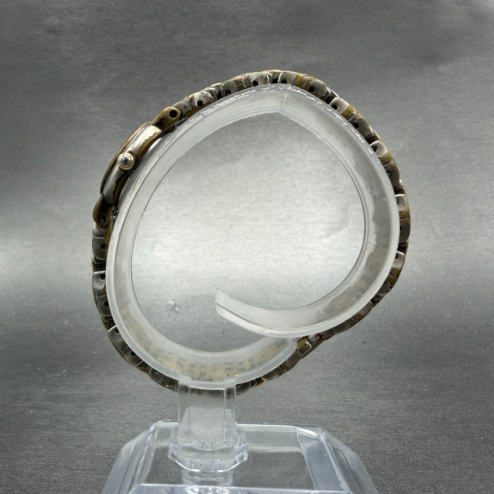 Seiko Watch Women 20mm White Dial Two Tone Round 1N00-1H20 New Battery Vintage6