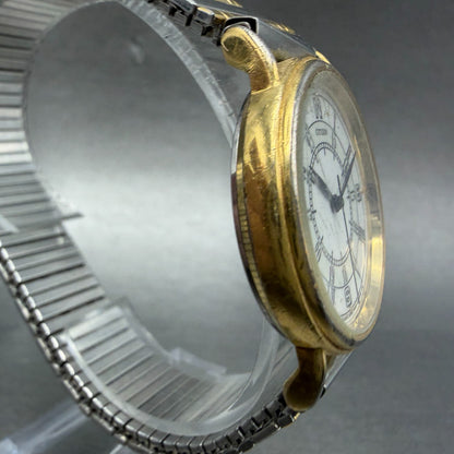 Citizen Watch Unisex 32mm White Dial Gold Tone Round 6030-S04565 New Battery3