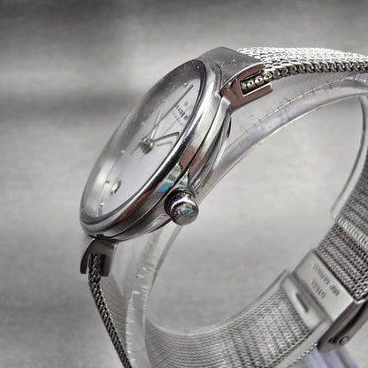Skagen Watch Women 26mm Silver Dial Silver Tone Date Round  355SSS1 New Battery2