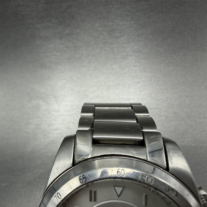 Michael kors Chronograph Watch Men 45mm White Dial Steel Date MK-8131 New Batt4