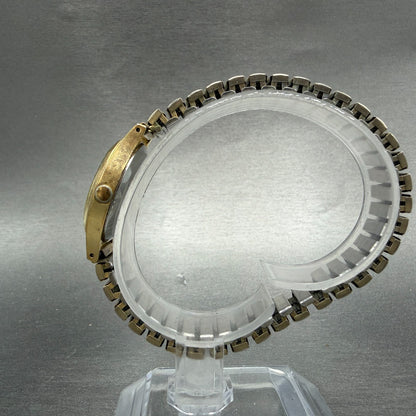 Seiko Watch Women 25mm Silver Dial Gold Tone Round 2621-0130 New Battery Vintage6