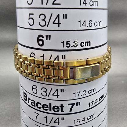 Citizen CQ Watch Women 20mm Champagne Dial Gold Tone Round 3220-K02791 New Batt9