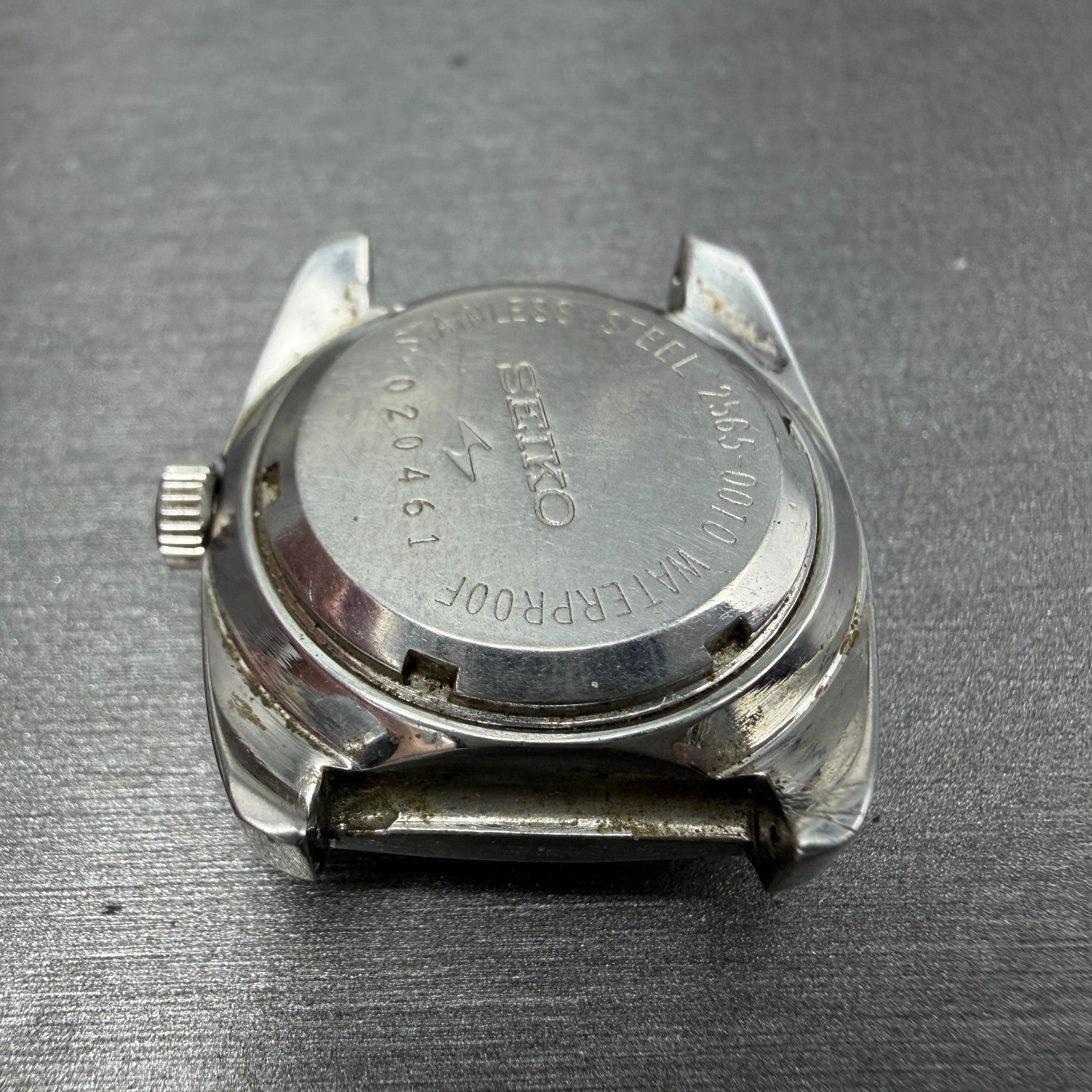 Seiko Matic Lady Special Watch Women 25mm Silver Dial Steel Date 2565-0010 PARTS11