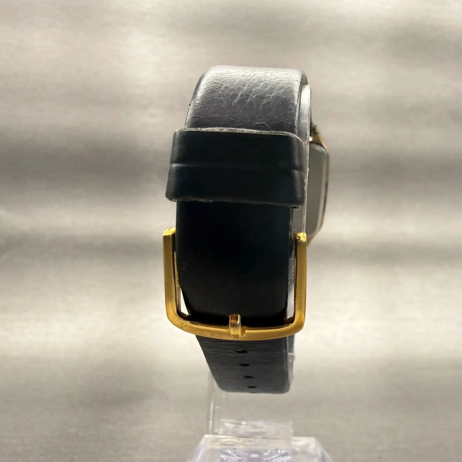 Citizen CQ Watch Men 27mm Gold Dial Gold Tone Rectangle 2830-262841 New Battery7