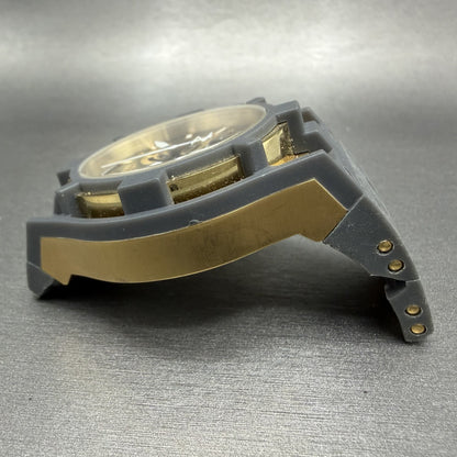 Invicta Reserve Akula II Chronograph Watch Men 51mm Gray Dial Gold Date 06375