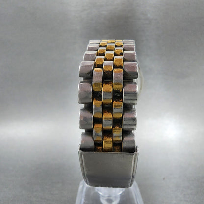 Seiko Presidential Watch Men 36mm Gold Dial Twotone Day Date 7n438111 New Batt7