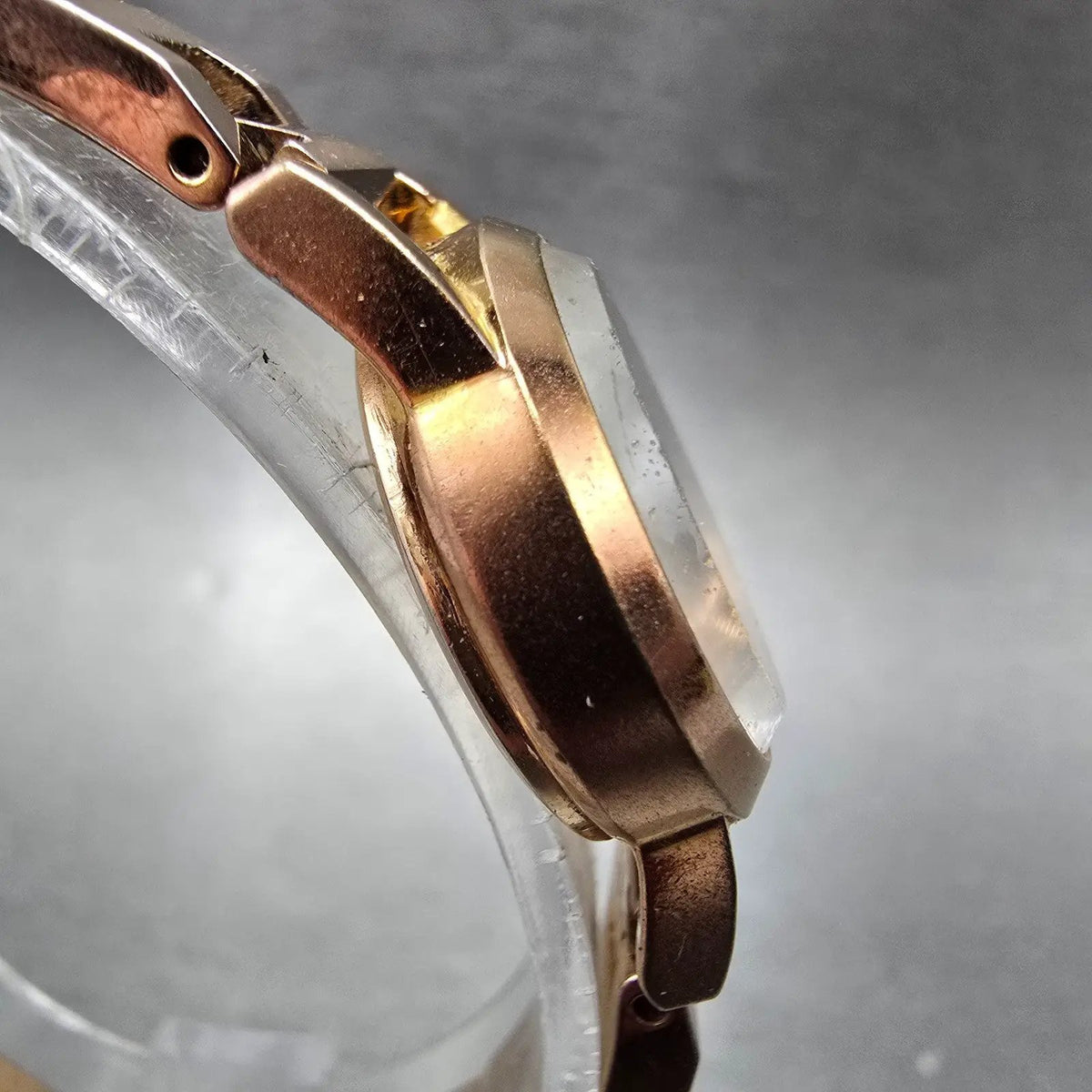 Seiko Wired Watch Women 21mm White Dial Rose Gold Round 1N01-0KK0 New Batt JDM3