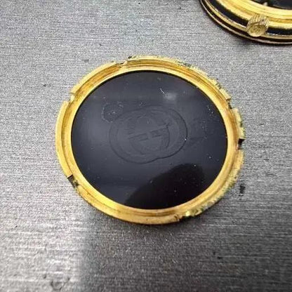 Gucci Triple Calendar Moon Phase Watch Men 30mm White Dial Gold Plated PARTS VTG13