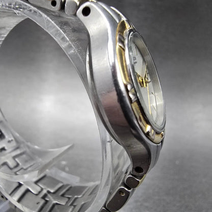 Citizen Elegance Watch Women 25mm Silver Dial Two Tone Date 6010-H04538 New Batt3