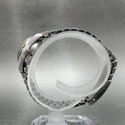 Rado Purple Horse Watch Women 22mm Silver Dial Steel Date Round Automatic Runs6