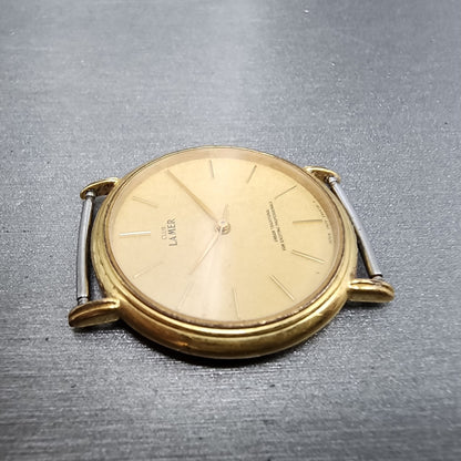 Citizen Club La Mer Watch Men 30mm Champagne Dial Gold Tone 2820269630 New Batt3