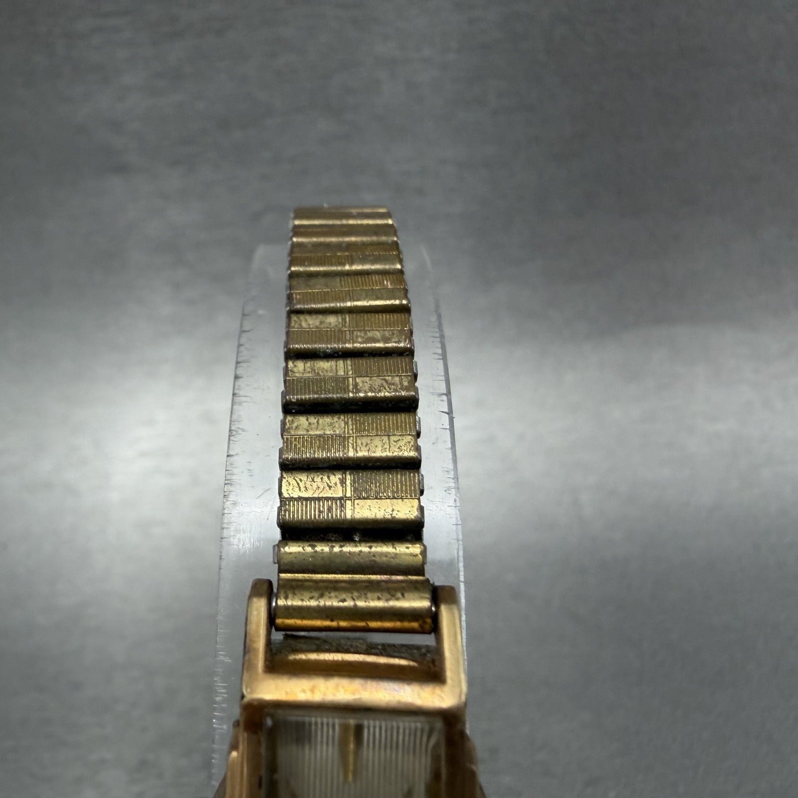 Citizen Phynox Tank Watch Women 16mm Silver Dial 14K Gold Filled Manual Wind Run4