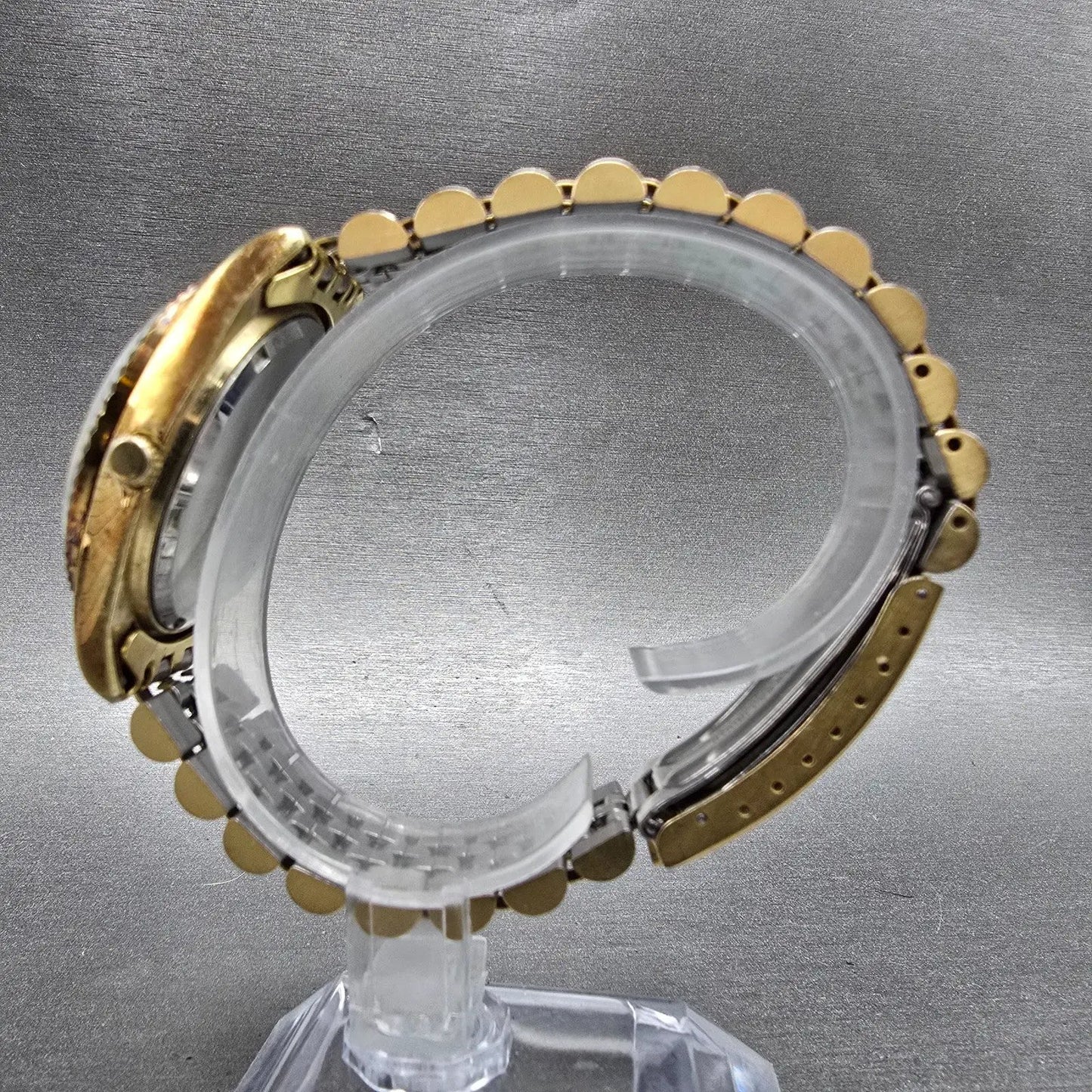 Gruen President Watch Men 36mm Champagne Dial Gold Tone Daydate Round PARTS VTG8