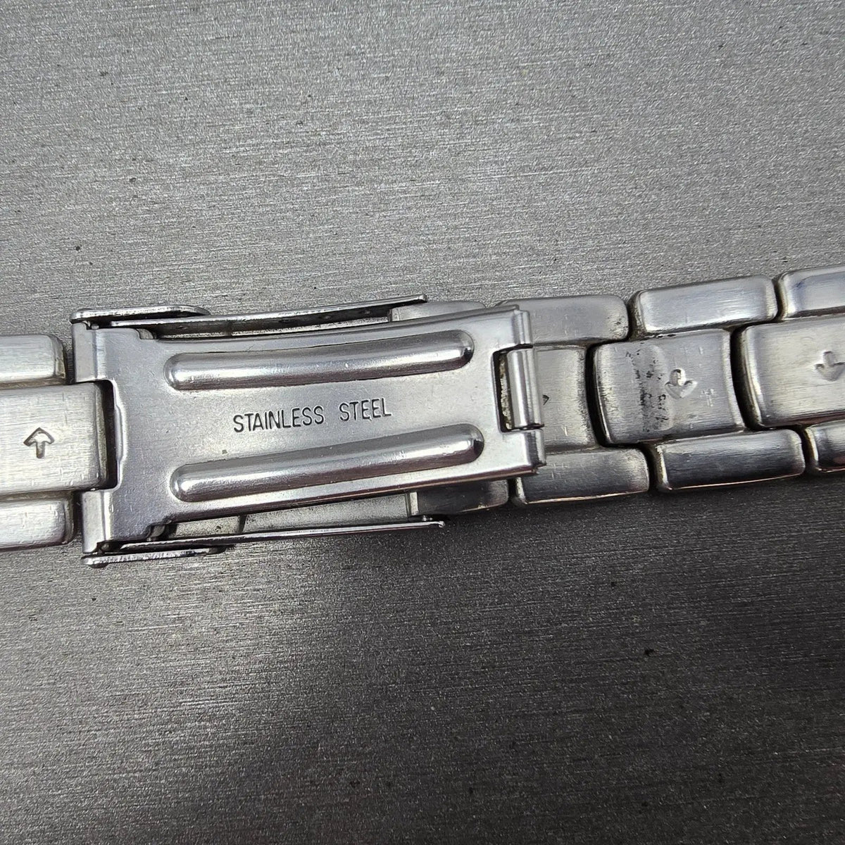 Fossil Bracelet 20mm stainless Steel Band Tri Folding Clasp10