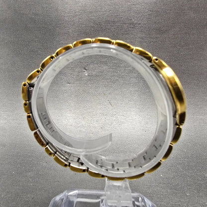 Movado Museum Watch Women 24mm Black Dial Gold Tone 88 E4 9835 New Battery7