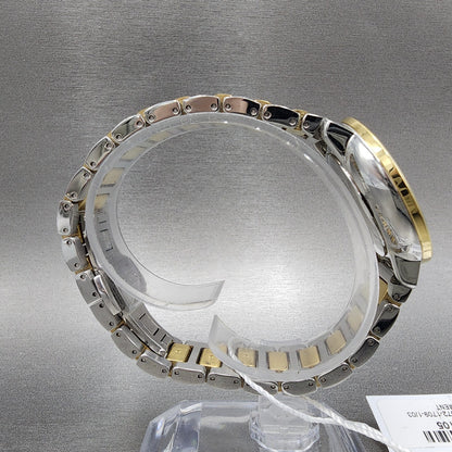 Movado Bold Watch Women 34mm White Dial Two Tone Round Bracelet 36005198