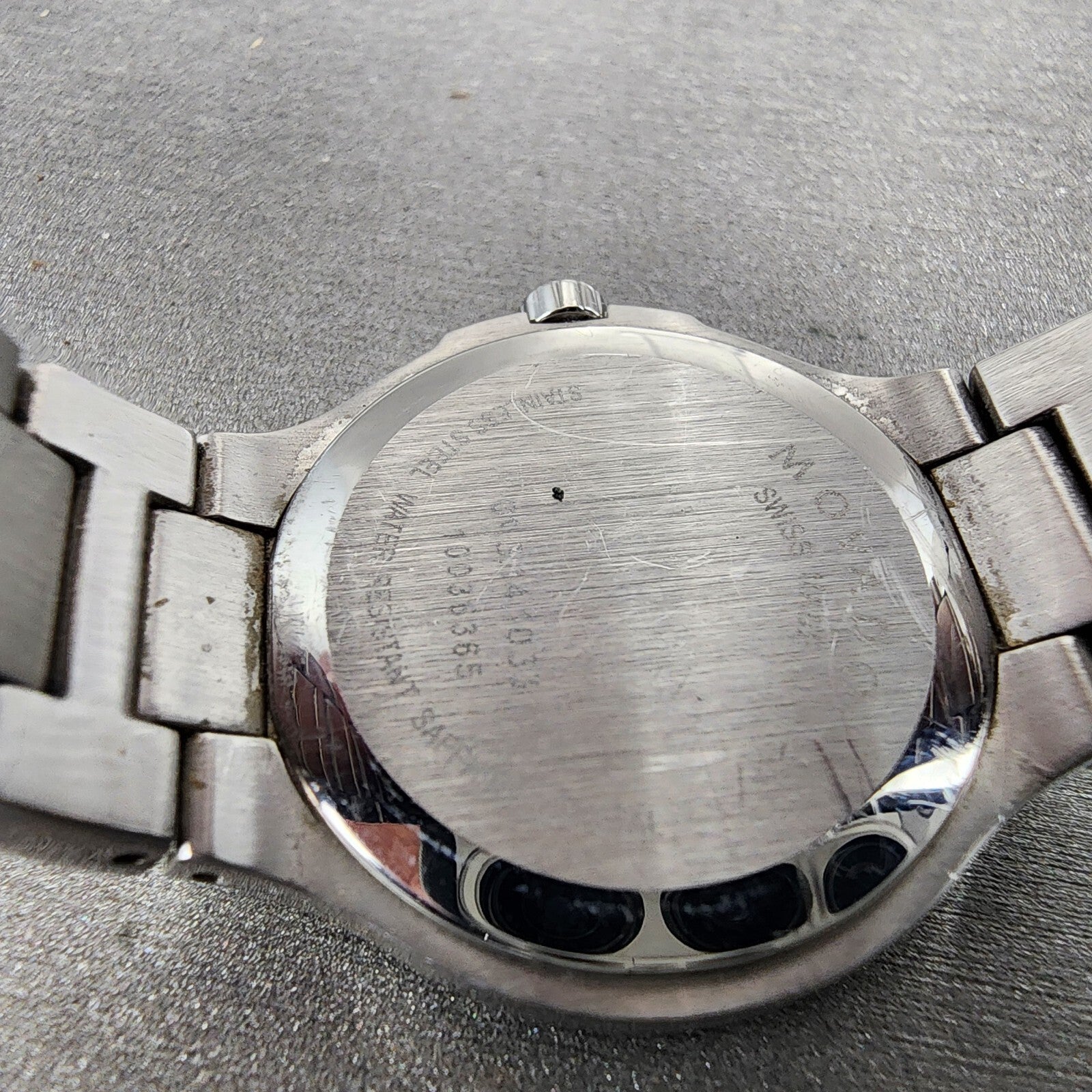 Movado Museum Watch Women 28mm Black Dial Stainless Steel Round New Battery9