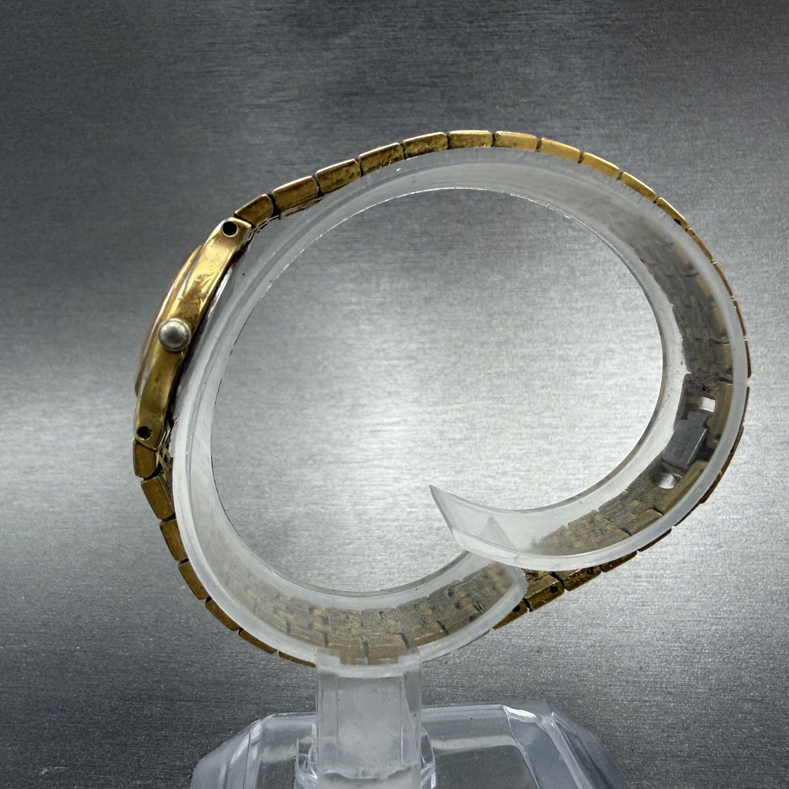 Seiko Watch Women 19mm Black Dial Gold Tone Round Vintage 1N00-0B29 New Battery6