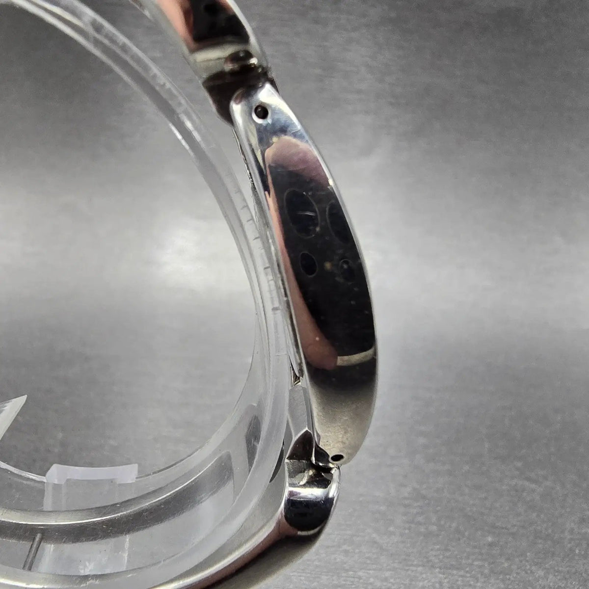 Hamilton Marylin Watch Women 21mm White Dial Steel Oval 6347 New Battery3