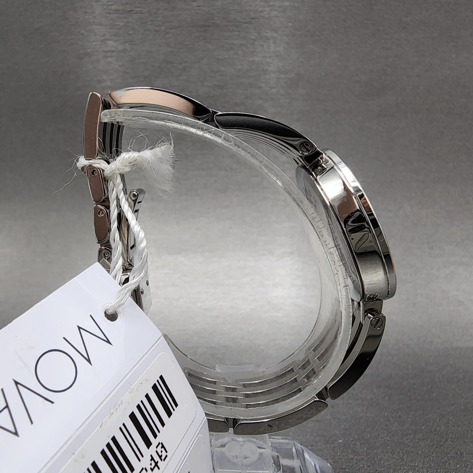 Movado Esperanza Watch Women 28mm Black Dial Steel Diamond Bezel Round  06070528