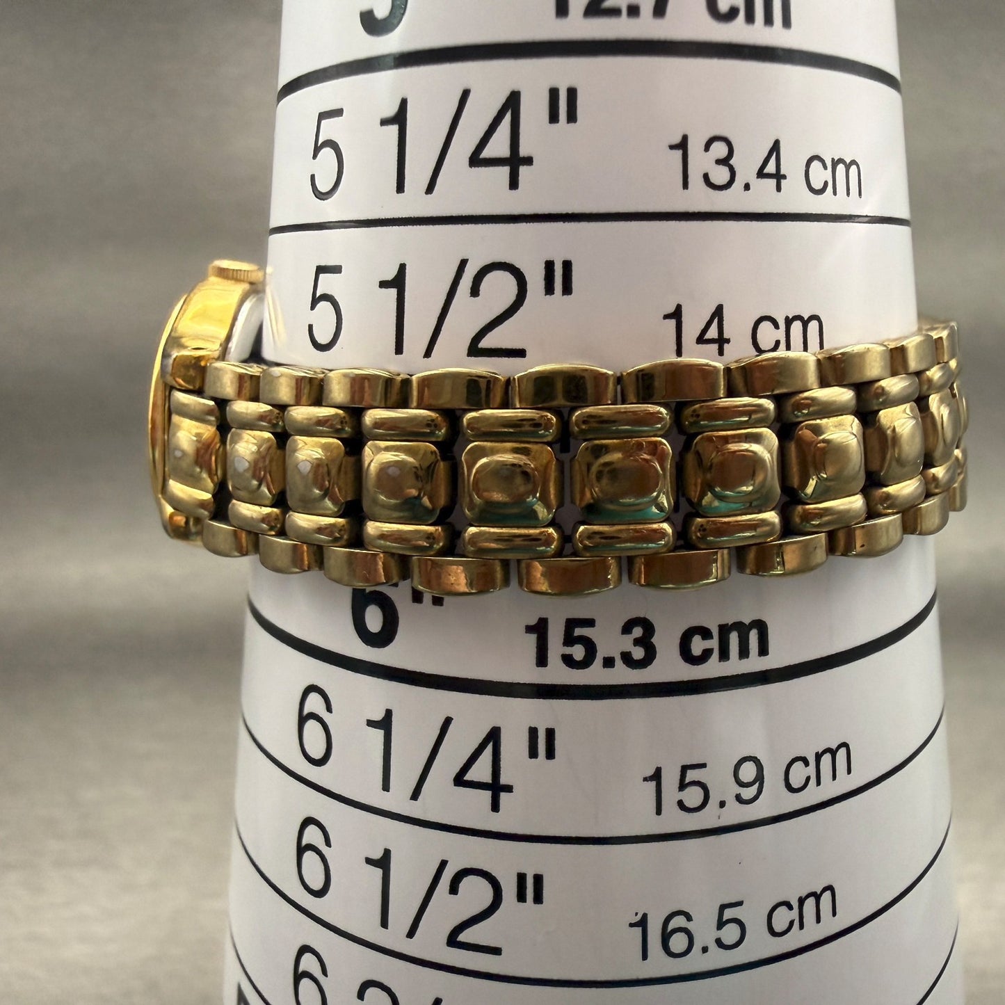 Seiko Watch Women 19mm Gold Dial Gold Tone Round V401-0518 Vintage New Battery9