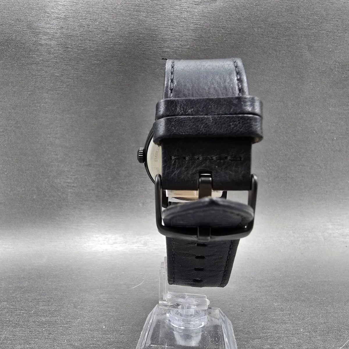 Timex Mod Quartz Watch Men 44mm White Dial Black Daydate Round New Battery7